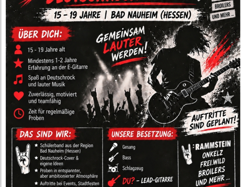Bad Nauheimer Rockband sucht…